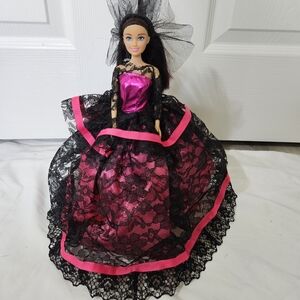 Catrina dress for barbie dolls